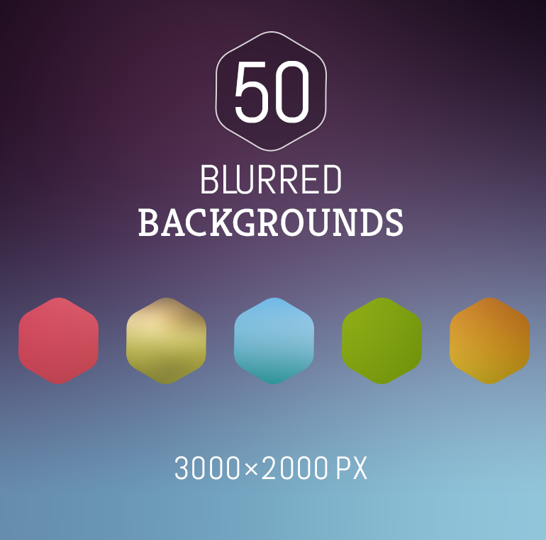 50 Blurred Backgrounds